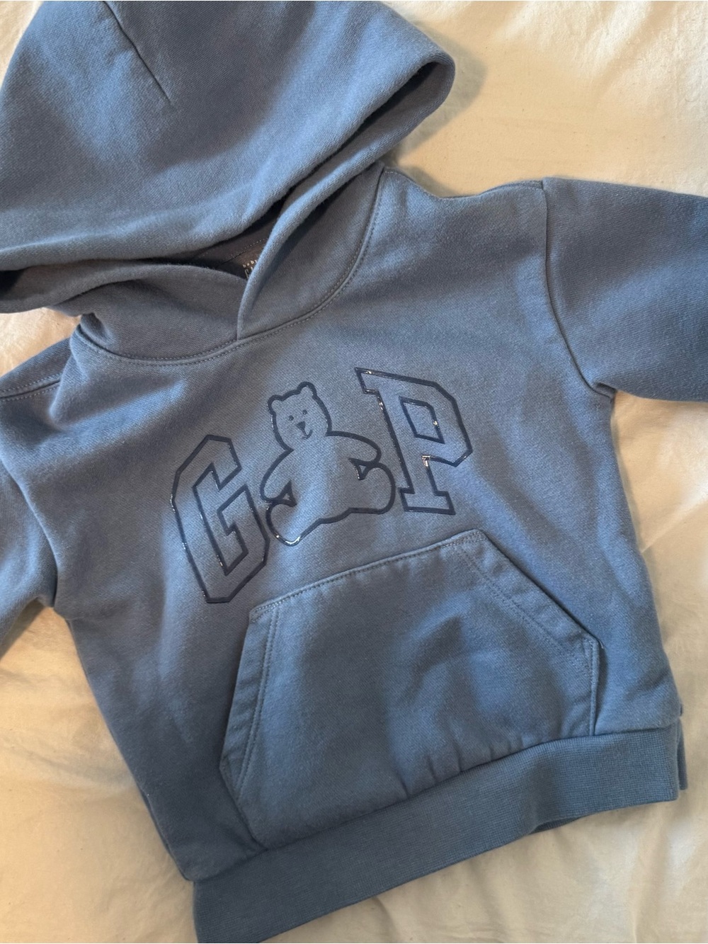 GAP Blue Hoodie with Bear Logo